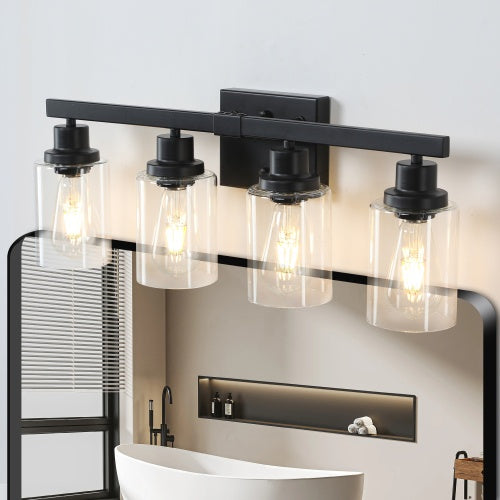 4 Lamps Farmhouse Dresser Lamps Rustic Bathroom Lamps Bathroom Wall Lamps - Bulbs Not Included Unavailable Platforms