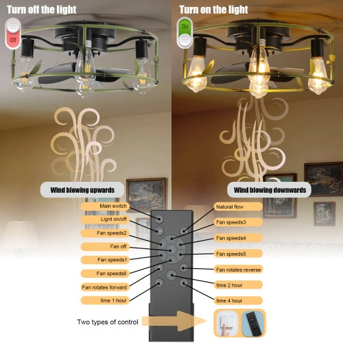 Built-in Ceiling Fan With Light And Remote Control Unavailable Platform
