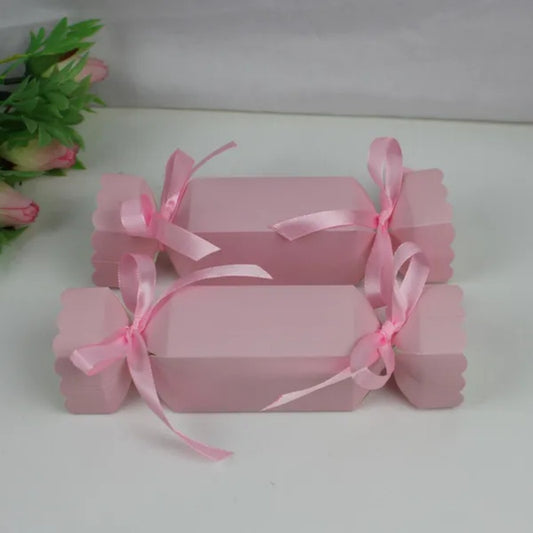 40Pcs Wedding Party Treat Boxes Small Red Candy Shaped Gift Boxes