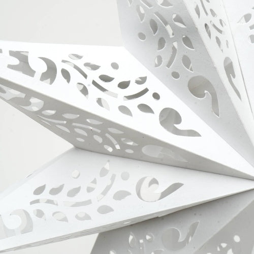 Handmade Paper Star 60 Cm Dia- White-Festive
