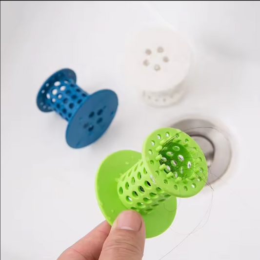 Bath Stopper Plug Sink Strainer Filter Sewer Dredge Device Hair Drain Hair Catcher bathroom accessories(green)