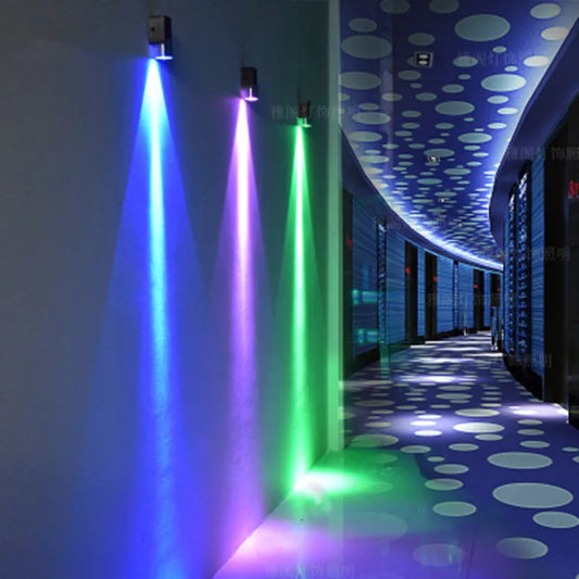 Corridor Wall lamp colored light LED wall lamp with backlighting bar KTV lamps colorful Indoor wall lamp Factory Direct Sale!