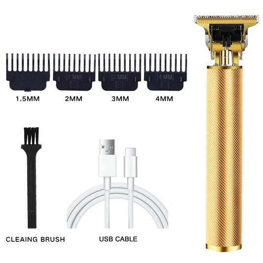 Vintage T9 Cordless Professional Hair Clippers Electric Trimmers For Men Clipper Hair Cutting Machine Shaver Oil Shaving Head
