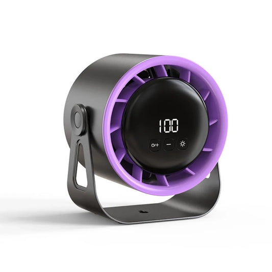 Multi-function Desktop Fan 4000mAh USB Charge Portable Wall Ceiling Fan 4-speed Adjustable Circulating Air Timed Quiet Home Fan