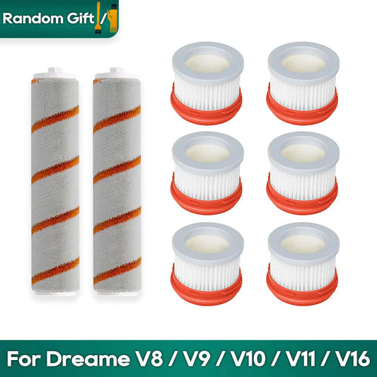 Fit for Xiaomi Dreame V11 V10 V9 V9B V9D V9P V16 V8 Soft Brush Roller Hepa Filter replacement Accessories Kit
