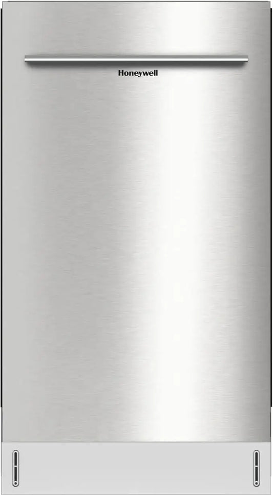 Honeywell 18 Inch Dishwasher with 8 Place settings, 6 Washing Programs, Stainless Steel Tub