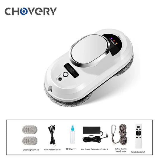 Chovery Vacuum Cleaner Window Remote Control Robot Window Cleaner Electric Glass Window Cleaning Robot For Home