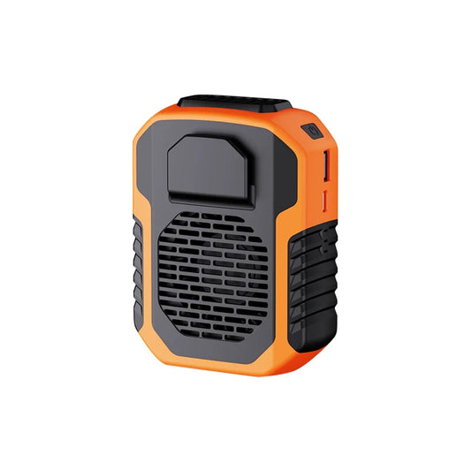 Outdoor Portable Hanging Neck/Waist Fan USB Mini Charging Fan Outdoor Sports Cooling Waist Clip Fan Mini Mute Fan Air Cooler