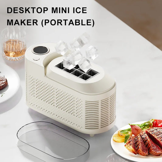 Small Ice Maker Mini Convenient Home Dormitory Office Camping Portable Ice Automatic Ice Making Box ice machine 110V/220V