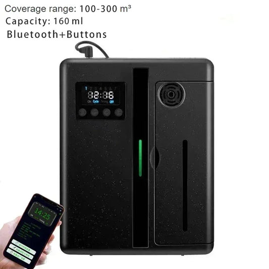 Scent Machine Aroma Diffuser Wall Mounted Hotel 160ML Aroma Diffuser With Fan Inside For Large Area Hotel Lobby Home Fragrance