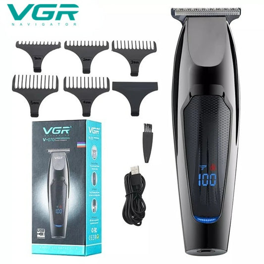 VGR Hair Clipper Rechargeable Haircut Machine Cordless Hair Cutting Machine Professional Hair Trimmer Zero Cutting Machine V-070