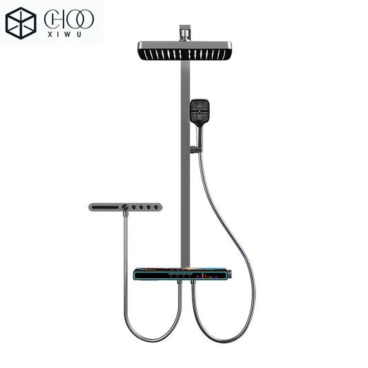 Multifunctional bathroom music shower set, 5.3 Bluetooth technology, 4000mAh large capacity, new bathroom experience