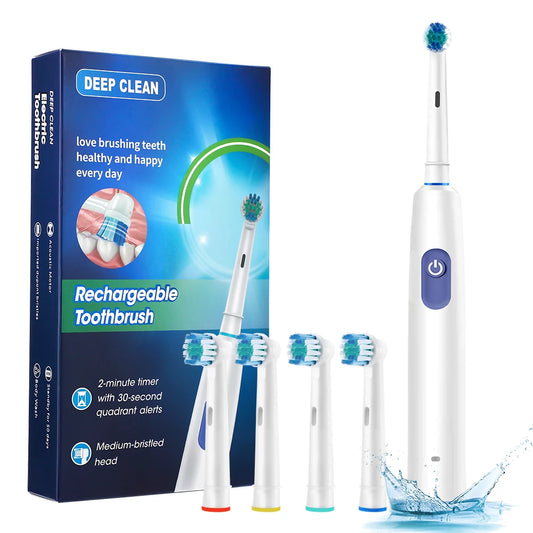 Ultrasonic Teeth Cleaner Dental Scaler And Rotary Electric Toothbrush Plaque Calculus Tartar Removal Tooth Cleaning Tool Set