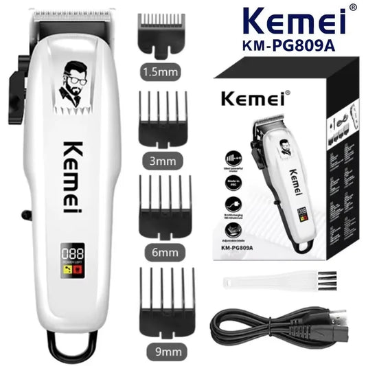 Kemei Professional Hair Clipper Rechargeable Hair Trimmer For Men Shaver Hair Cutting Machine Barber Accessories Cut Machin