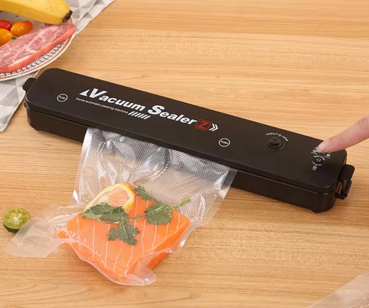 acuum Sealer Packaging Machine with Free 10pcs Vacuum bags Household Black Food Vacuum Sealer