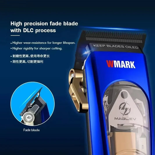 Professional 10000RPM WMARK NG-9004 BRDCLIP 101PRO Hair Clipper DLC Blade High Motor Salon Electric Hair Trimmer for Man Barber