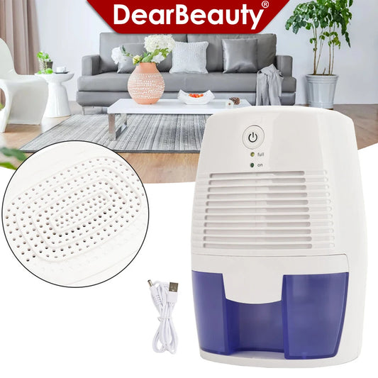 Portable Dehumidifier Device Air Purifier Mute Moisture Absorbers Air Dryer For Home Room Office Kitchen Deodorizer Dryer