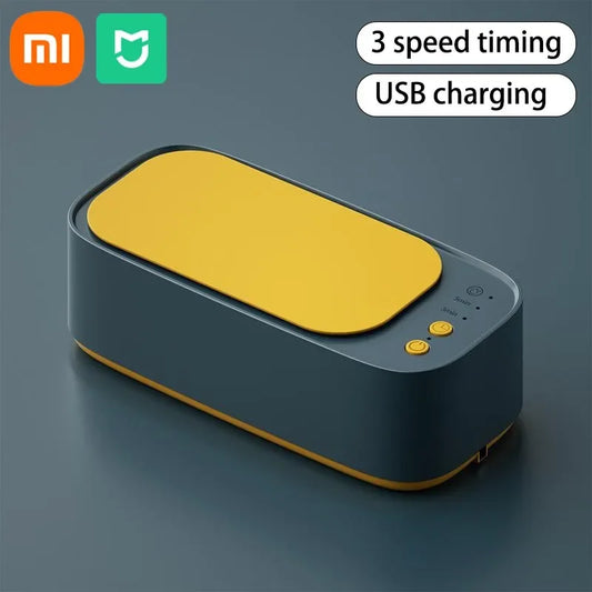 Xiaomi Portable 45KHZ Ultrasonic Glasses Cleaning Machine Ultrasound Jewelry Cleaner Machine High Frequency Household Cleaner