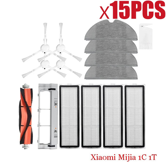 Spare Part For Xiaomi Mijia 1C / STYTJ01ZHM T1 Robot Vacuum Cleaner, Hepa Filter Main Side Brush Mop Cloth Accessories