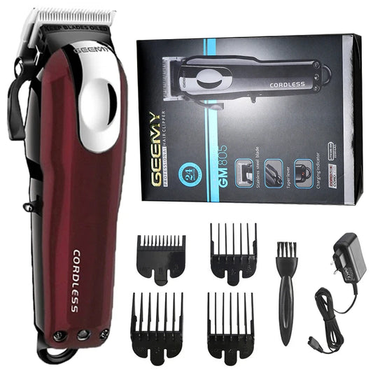 Original GEEMY Professional cordless hair clipper rechargeable beard & hair trimmer for men electric haircut magic blade