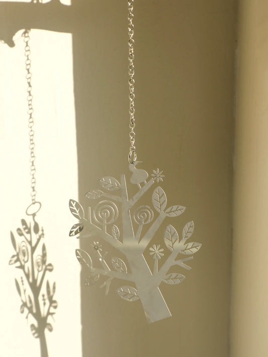 Silver Color Bird Crystal Suncatcher Hanging Decoration Rainbow Maker Room Decor Light Catcher Room Decors Aesthetic Girl Gift