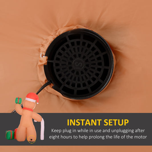 Giant Inflatable Gingerbread Man