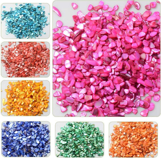 Small Natural Crushed Shells For Crafts About 2LB 900g 31.74oz DIY Beaching Wedding Decoration Vase Fillers