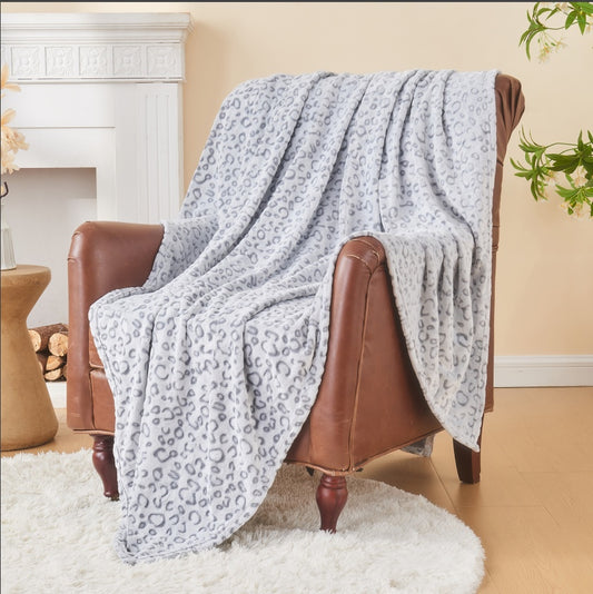 Krifey Flannel Fleece 3D Throw Blanket For Couch, Super Soft Cozy Blankets For Women, All Season Use