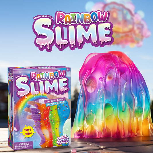 Toy Slime Kit Gifts For  Girls 8  Amazing To Make Foam Beans Slimes And Sliver Glitter Slimes Fun Slime Party Favors