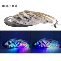 DC12V 1M 5M SMD 5050 RGB White Waterproof 300 LED Flexible  Tape Strip Light