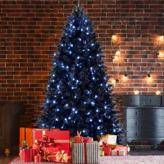 4.5.6.7.7.5.8.9ft PE  PVC Mixed Black Tree