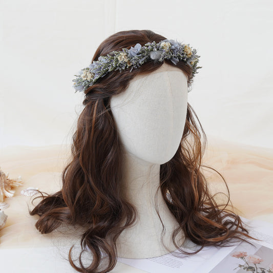 Baby Breath Crown, Dried Crown, Bride Crown, Wedding Crown, Daily Crown, Party Crown, Birthday Crown.