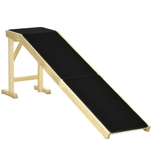 Ramp For Dog Bed, Pet Ramp For Dog With Non-slip Carpet And Top Platform