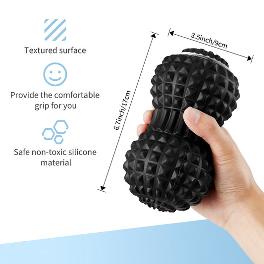 Electric massage peanut ball vibration yoga ball muscle fascia ball silicone ball vibration relaxation ball