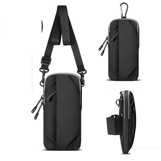 Running mobile phone arm bag for men and women, single shoulder diagonal cross bag, wrist bag, fitness sports travel equipment,