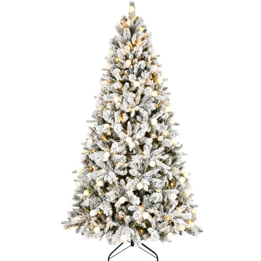 7.5, 8 Feet PE PVChard Needle Mixed Tree Memory Line Power Pole Collapsible 3 Parts