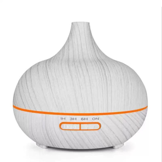 Aromatherapy machine, heavy fog, household small silent bedroom, office, hotel wood grain essential oil humidifier desktop