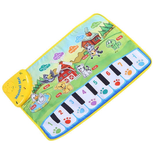 Baby Music Mat Children Crawling Piano Carpet Educational Musical Toy Kids Gift