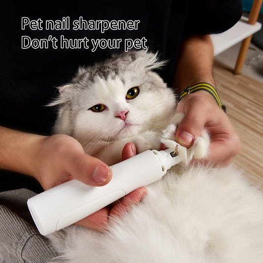 Pet Automatic Nail Sharpener Cat and Dog Manicure Cleaning Claw Sharpener Electric Nail Clippers Usb Electric Nail Clippers