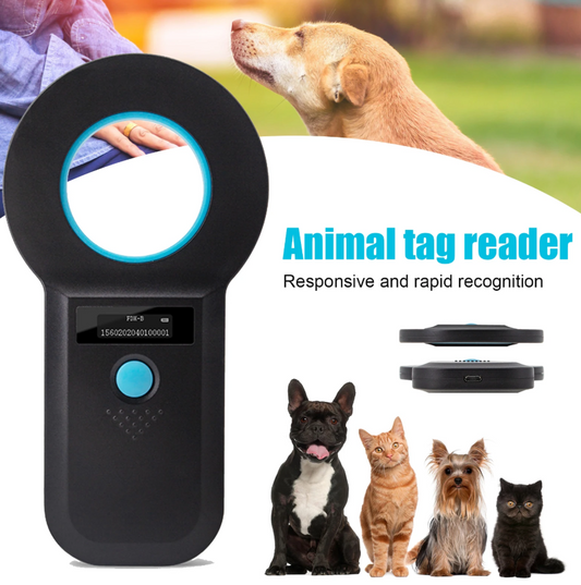 Rechargeable RFID Card ID Reader ISO11784/5 Pet Scanner 134kHz 125kHz Chip Transponder USB 2.0 Microchip Scanner For Animals