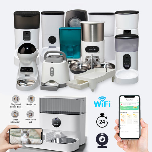 Wifi Smart APP Pet Feeder Household use Microchip Dog Automatic Pet Feeder Automatic Pet Feeder