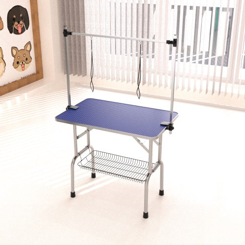 36 Inch Folding Dog Pet Grooming Table Heavy Duty Stainless Steel Pet Dog Cat Grooming Table