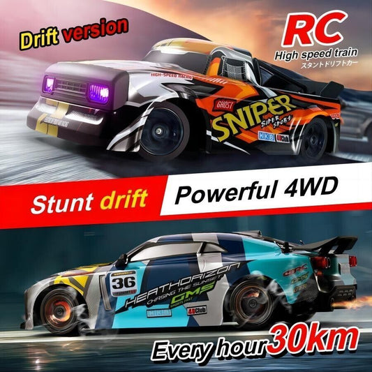 4WD Racing Car 30KM-H High Speed Car 2.4G Remote Control Drift Car Truck US