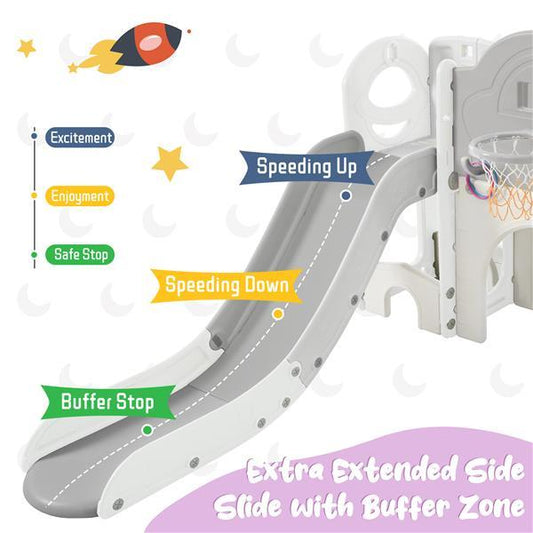 Children's Slide Toy Combination Structure 9-in-1, Suitable For Toddlers, Children Climbing Playground