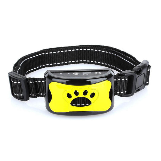 Waterproof Pet Dog Anti Bark Collar Control Train USB Rechargeable Stop Barking Pet Dog Waterproof Ultrasonic Training Collars