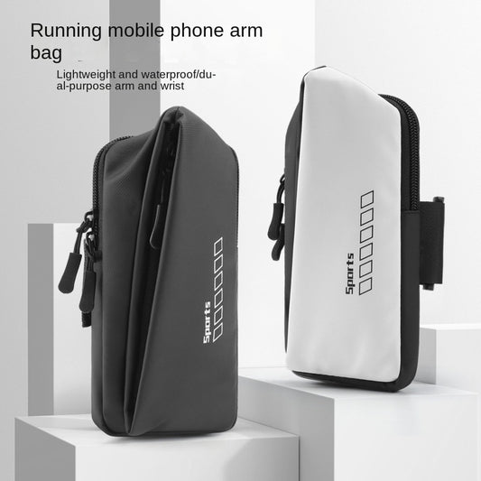 Running Arm Bag for Men and Women Outdoor Sports Arm Cover Fitness Equipment Universal Mobile Phone Cover Wrist Bag Sweatproof