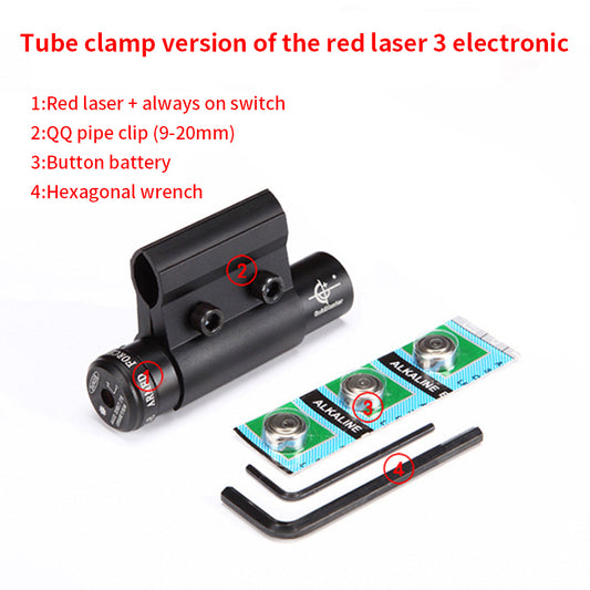 Mini Infrared Laser Sight Adjustable Red Laser Sight Up And Down, Left And Right, Card Slot Width Interchangeable