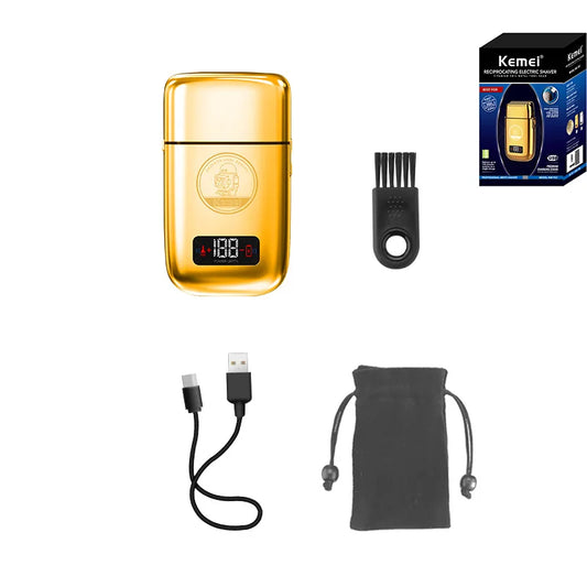 Kemei Electric Barber Foil Shaver Multifunctional Beard Hair Razor Reciprocating Men Bald Head Shaving Machine KM-2026 2028 TX1