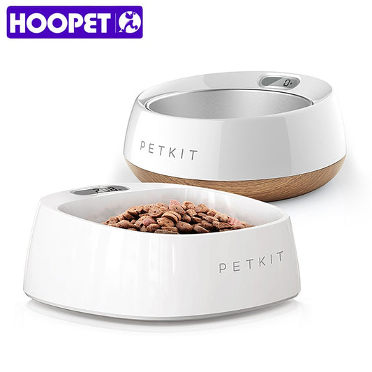 HOOPET New Dog Smart Bowl Eating Drinking Convenient Safe Anti-microbial 5 Style Pet Product