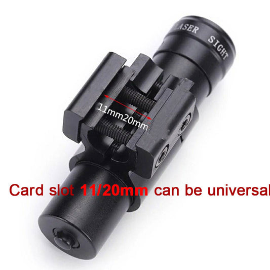 Mini Infrared Laser Sight Adjustable Red Laser Sight Up And Down, Left And Right, Card Slot Width Interchangeable